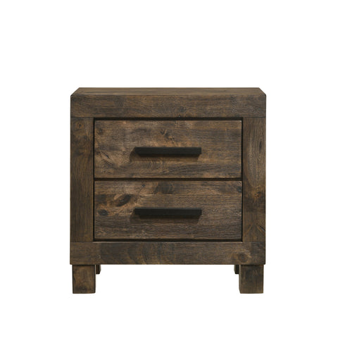 Coaster Woodmont 2-drawer Nightstand Rustic Golden Brown Model 222632
