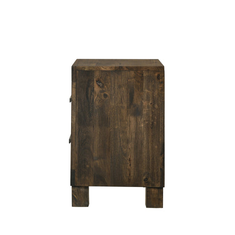 Coaster Woodmont 2-drawer Nightstand Rustic Golden Brown Model 222632