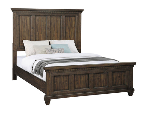 Coaster Bennington Rectangular Bed Acacia Brown Model 222711KE