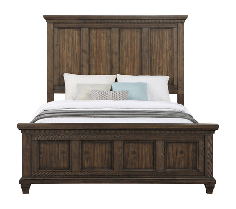 Coaster Bennington Rectangular Bed Acacia Brown Model 222711KE