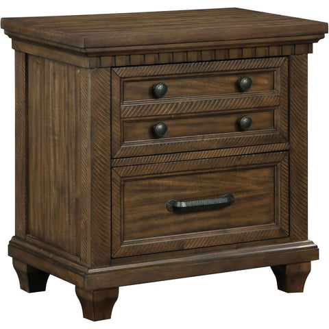Coaster Bennington Rectangular 2-drawer Nightstand Acacia Brown Model 222712