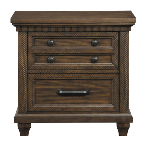 Coaster Bennington Rectangular 2-drawer Nightstand Acacia Brown Model 222712