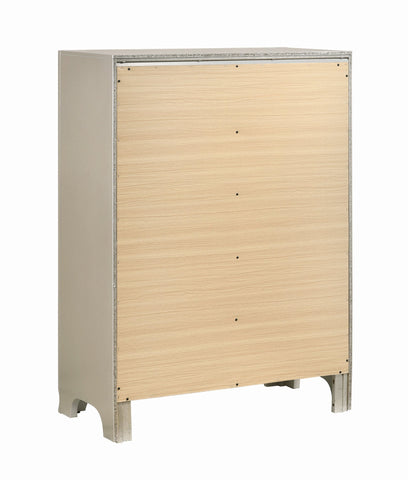 Coaster Salford 5-drawer Chest Metallic Sterling Model 222725