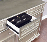 Coaster Heidi 9-drawer Dresser Metallic Platinum Model 222733