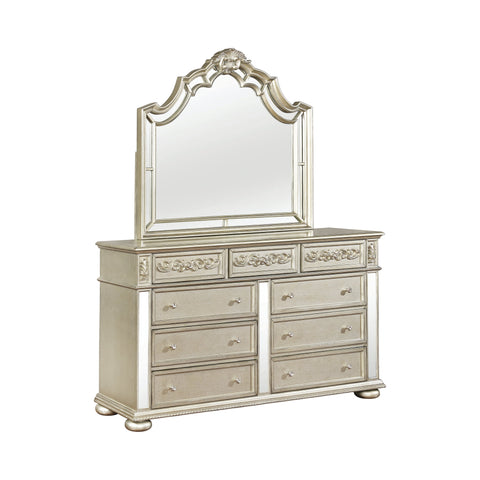 Coaster Heidi 9-drawer Dresser Metallic Platinum Model 222733