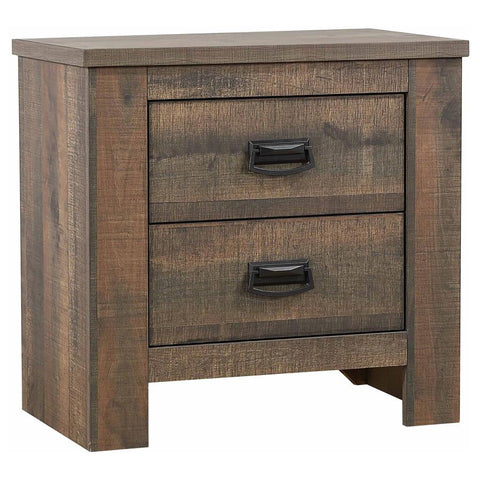 Coaster Frederick 2-drawer Nightstand Weathered Oak Model 222962
