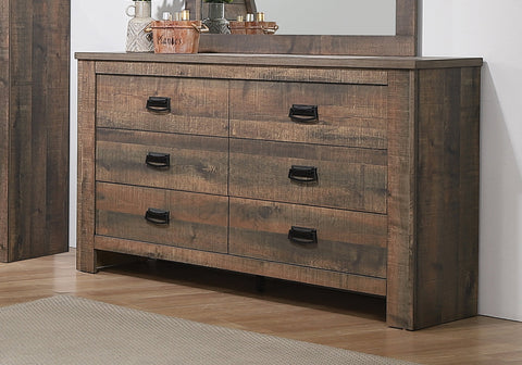 Coaster Frederick 6-drawer Dresser Weathered Oak Model 222963