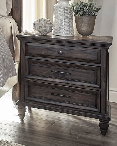 Coaster Avenue 3-drawer Nightstand Weathered Burnished Brown Model 223032