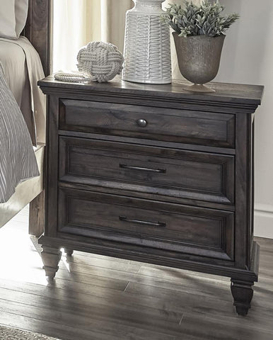 Coaster Avenue 3-drawer Nightstand Weathered Burnished Brown Model 223032