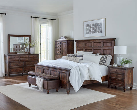 Coaster Avenue 3-drawer Nightstand Weathered Burnished Brown Model 223032