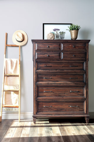 Coaster Avenue 8-drawer Chest Weathered Burnished Brown Model 223035