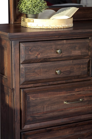 Coaster Avenue 8-drawer Chest Weathered Burnished Brown Model 223035