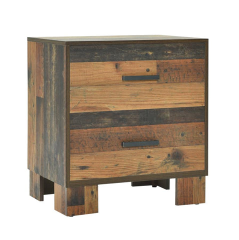 Coaster Sidney 2-drawer Nightstand Rustic Pine Model 223142
