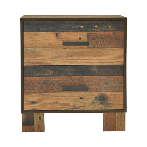 Coaster Sidney 2-drawer Nightstand Rustic Pine Model 223142