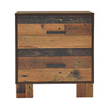 Coaster Sidney 2-drawer Nightstand Rustic Pine Model 223142
