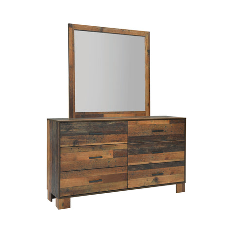 Coaster Sidney 6-drawer Dresser Rustic Pine Model 223143