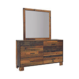 Coaster Sidney 6-drawer Dresser Rustic Pine Model 223143