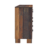 Coaster Sidney 6-drawer Dresser Rustic Pine Model 223143