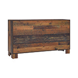 Coaster Sidney 6-drawer Dresser Rustic Pine Model 223143