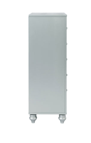 Coaster Gunnison 5-drawer Chest Silver Metallic Model 223215