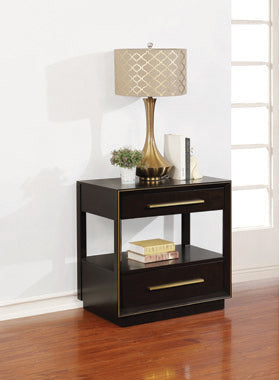 Coaster Durango 2-drawer Nightstand Smoked Peppercorn Model 223262