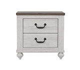Coaster Stillwood 2-drawer Nightstand Vintage Linen Model 223282