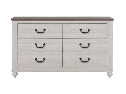 Coaster Stillwood 6-drawer Dresser Vintage Linen Model 223283