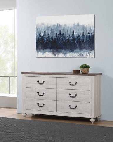 Coaster Stillwood 6-drawer Dresser Vintage Linen Model 223283