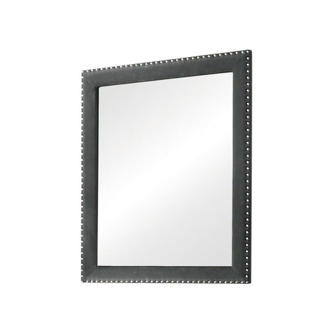 Coaster Melody Rectangular Upholstered Dresser Mirror Grey Model 223384
