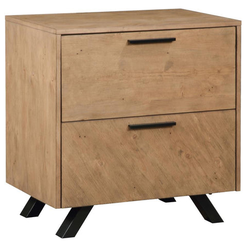 Coaster Taylor 2-drawer Rectangular Nightstand with Dual USB Ports Light Honey Brown Model 223422