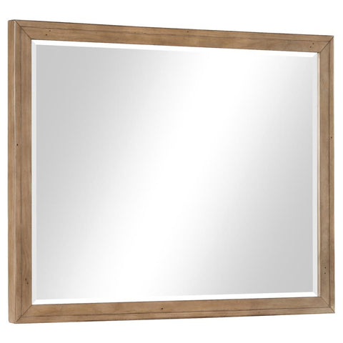 Coaster Taylor Rectangular Dresser Mirror Light Honey Brown Model 223424
