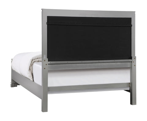 Coaster Eleanor Upholstered Tufted Bed Metallic Model 223461KW