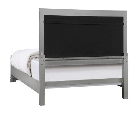 Coaster Eleanor Upholstered Tufted Bed Metallic Model 223461KW