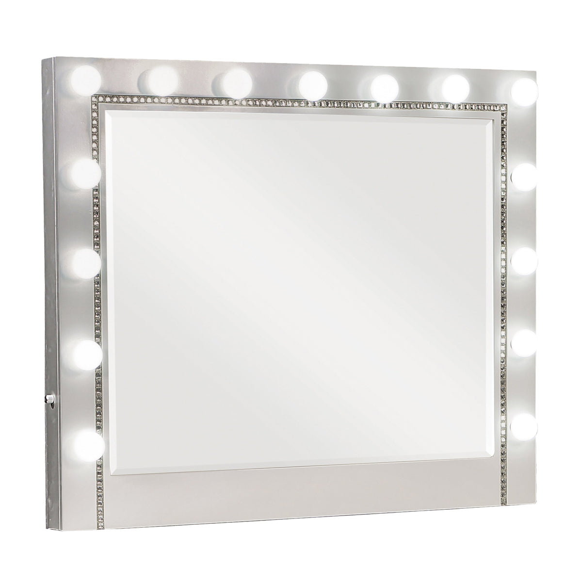 Coaster Eleanor Metallic Rectangular Mirror with Light Model 223464