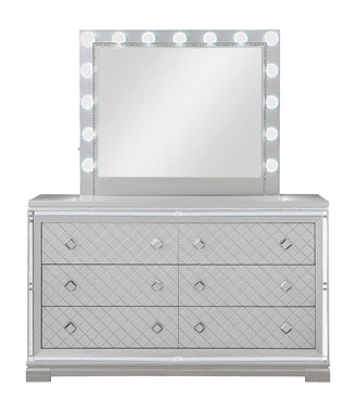 Coaster Eleanor Metallic Rectangular Mirror with Light Model 223464