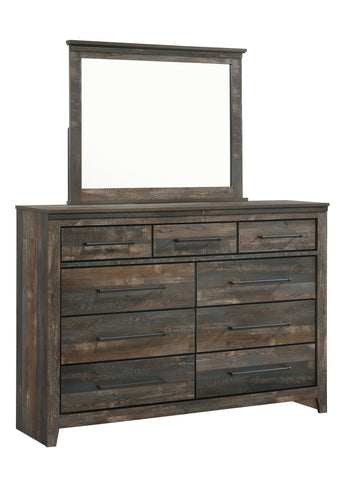 Coaster Ridgedale Dresser Mirror Weathered Dark Brown Model 223484
