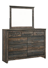 Coaster Ridgedale Dresser Mirror Weathered Dark Brown Model 223484