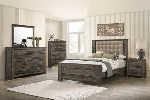 Coaster Ridgedale Dresser Mirror Weathered Dark Brown Model 223484