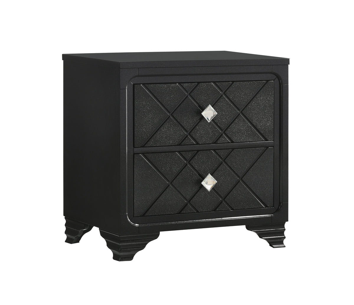 Coaster Penelope 2-drawer Nightstand Black Model 223572