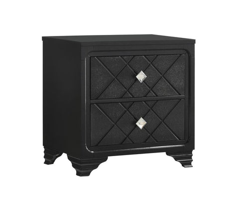Coaster Penelope 2-drawer Nightstand Black Model 223572