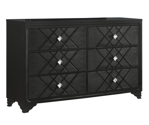 Coaster Penelope 6-drawer Dresser Black Model 223573