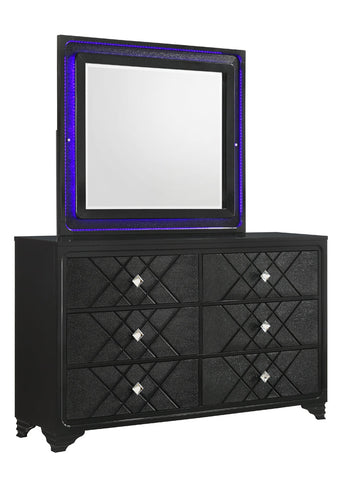 Coaster Penelope 6-drawer Dresser Black Model 223573