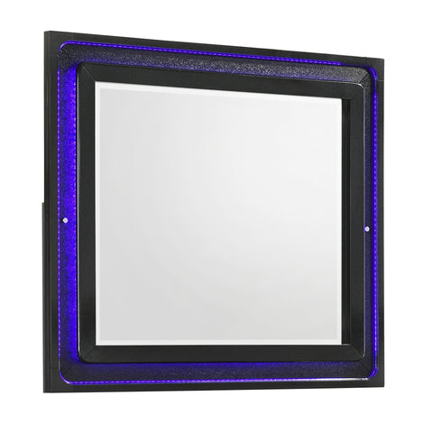 Coaster Penelope Rectangular Dresser Mirror Black Model 223574