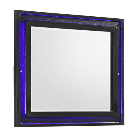Coaster Penelope Rectangular Dresser Mirror Black Model 223574