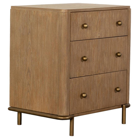 Coaster Arini 3-drawer Nightstand with Dual USB Ports Sand Wash Model 224302