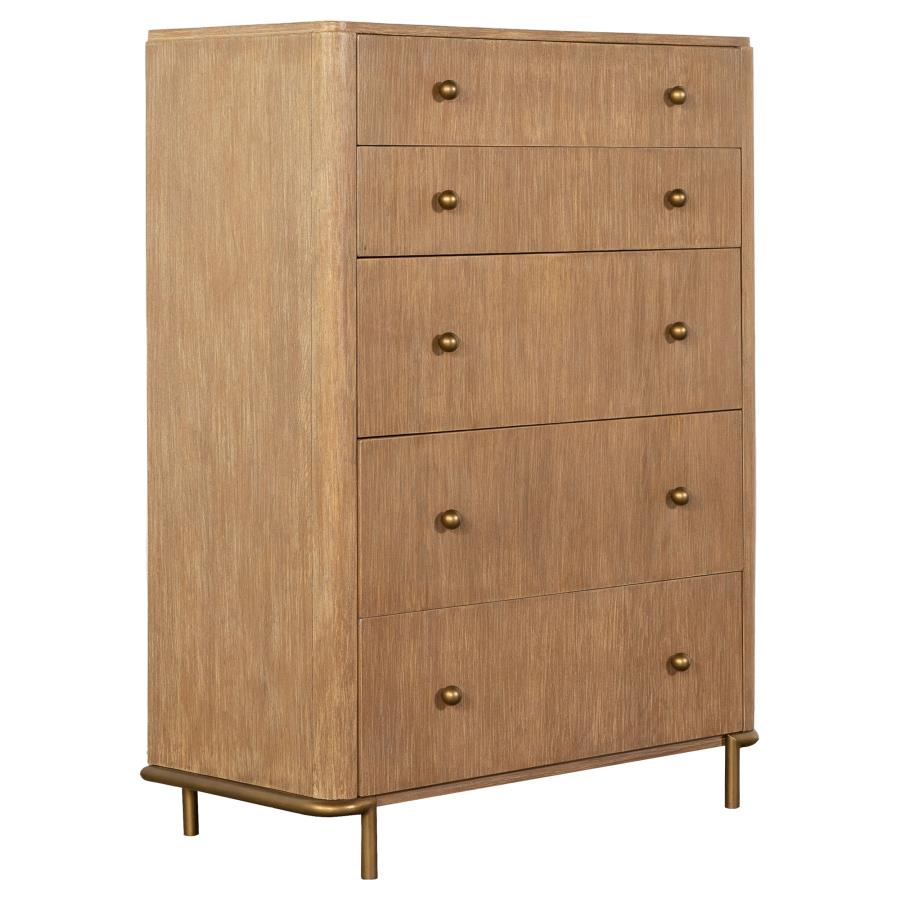 Coaster Arini 5-drawer Chest Sand Wash Model 224305