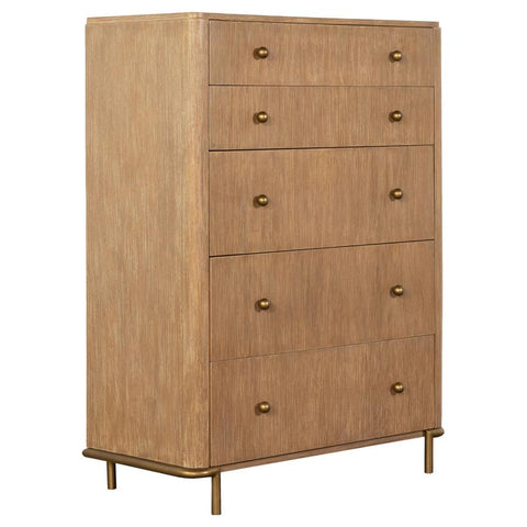 Coaster Arini 5-drawer Chest Sand Wash Model 224305