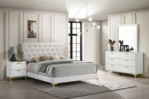 Coaster Kendall 4-piece Eastern King Bedroom Set White Model 224401KE-S4