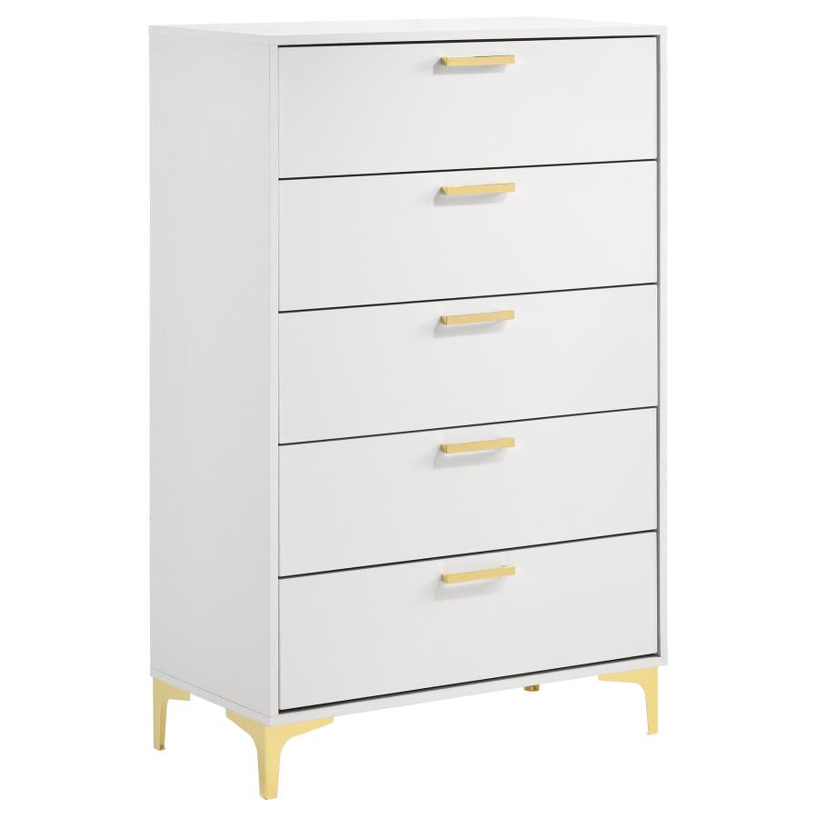 Coaster Kendall 5-drawer Chest White Model 224405