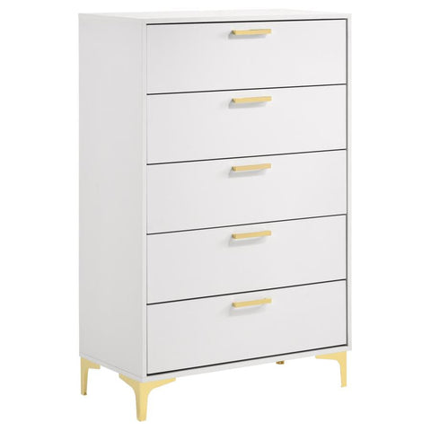 Coaster Kendall 5-drawer Chest White Model 224405